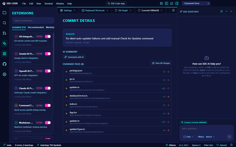 AI Assistant & Agent Mode demo